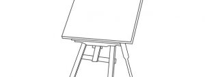 Painting Easel Template – Large