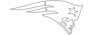 Large Patriots Logo Outline