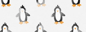 Penguin Scrapbook Paper