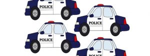 Police Car Cut Out – Small