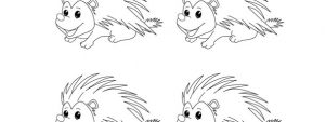 Porcupine Template – Small