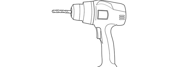Power Drill Template Large