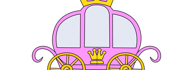 Download Princess Carriage Cut Out - Large