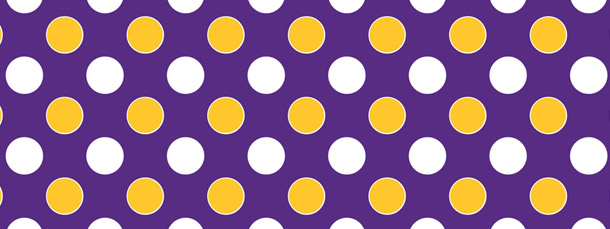 Purple And Gold Polka Dot Scrapbook Paper 