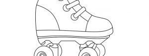 Rollerskate Template Large Rollerskate Template Large