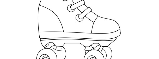 Free Printable Roller Skate Template