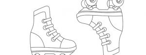 Rollerskate Template Medium Rollerskate Template Medium