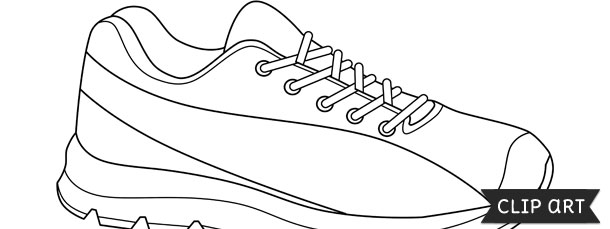 running-shoe-template-clipart