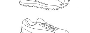 Running Shoe Template – Medium