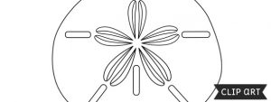 Sand Dollar Template – Clipart