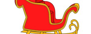 Santas Sleigh Cut Out – Large