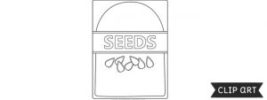 Seed Packet Template – Clipart