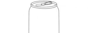 Soda Can Template – Large