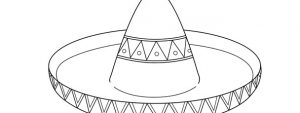 Sombrero Template – Large