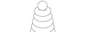 Stacking Rings Baby Toy Template – Large