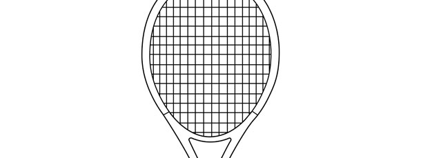 Printable Tennis Racket Template - Printable Word Searches