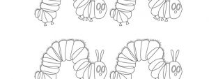 The Very Hungry Caterpillar Template – Small