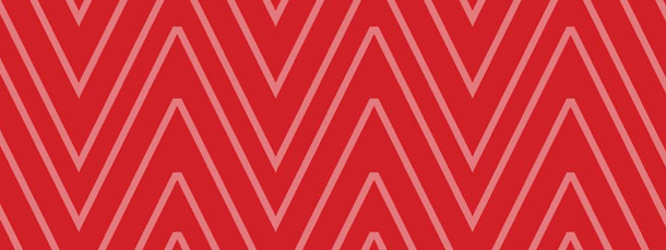 Tinted Lava Red Tall Chevron Scrapbook Paper