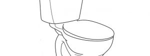 Toilet Template – Large