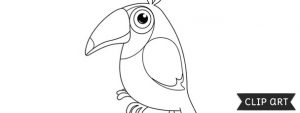 Toucan Template – Clipart