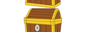 Treasure Chest Cut Out – Medium