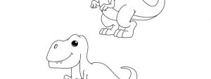 Tyrannosaurus Rex Template – Medium