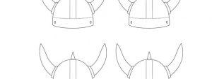 Viking Helmet Template – Small