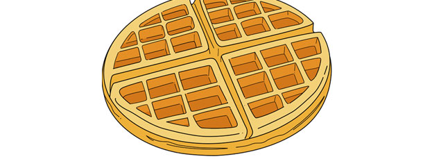 Waffle Cut Out Large