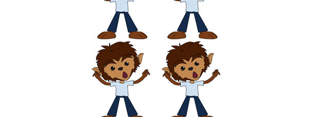 Werewolf Cut Out – Small