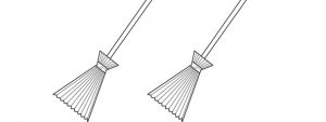 Witchs Broomstick Template Medium