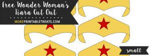 Wonder Woman’s Tiara Cut Out – Small