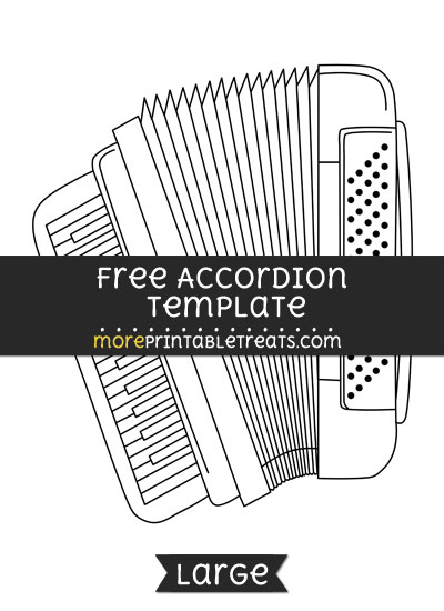 Free Accordion Template - Large