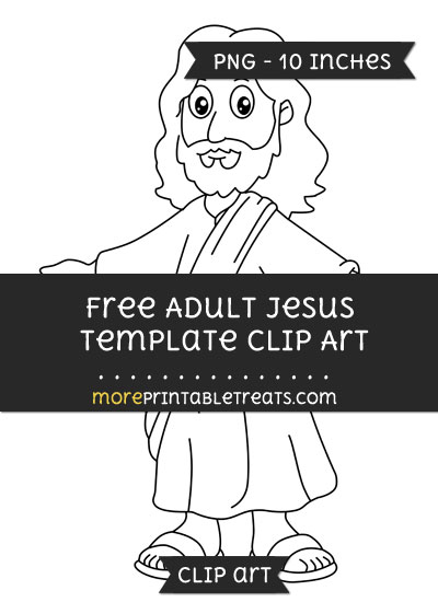 Free Adult Jesus Template - Clipart