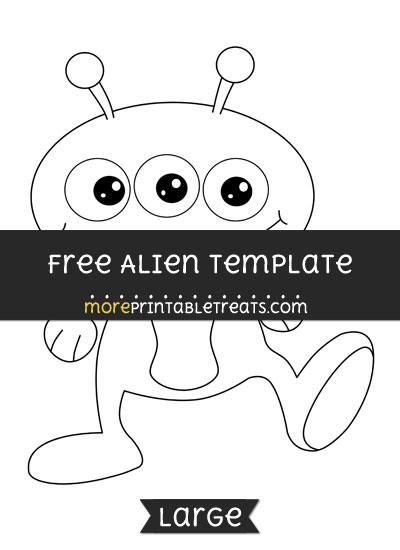 Free Alien Template - Large