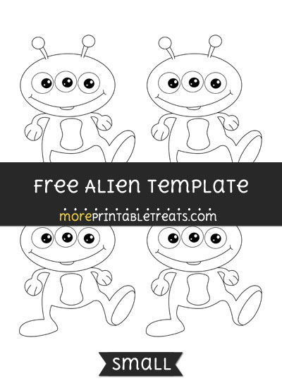 Free Alien Template - Small