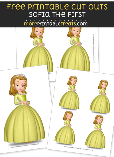 Free Amber from Sofia the First Cut Outs