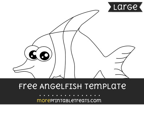 Free Angelfish Template - Large