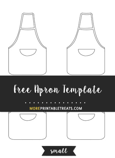 Free Apron Template - Small Size