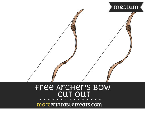Free Archers Bow Cut Out - Medium