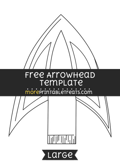 Free Arrowhead Template - Large