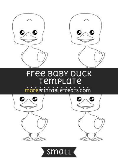 Free Baby Duck Template - Small