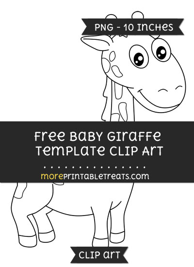 Free Baby Giraffe Template - Clipart