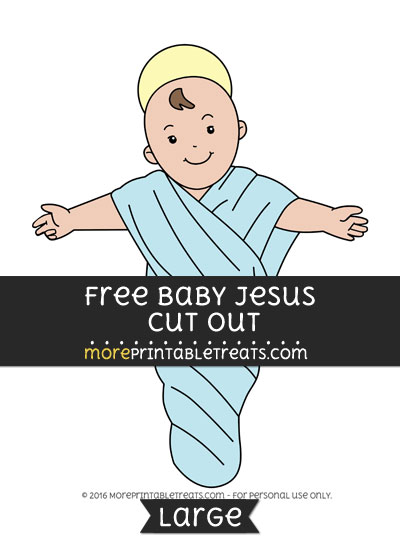 Free Baby Jesus Cut Out - Large