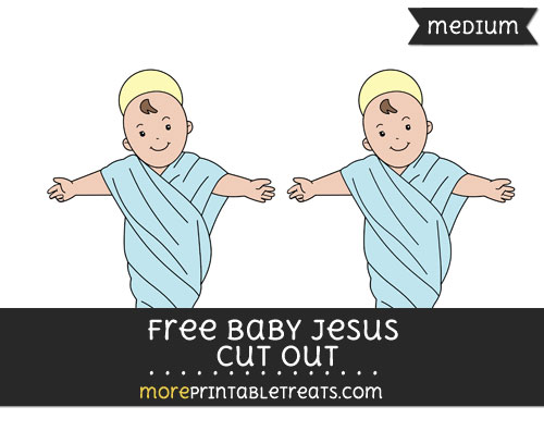 Free Baby Jesus Cut Out - Medium