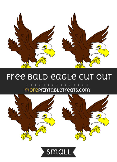 Free Bald Eagle Cut Out - Small Size Printable