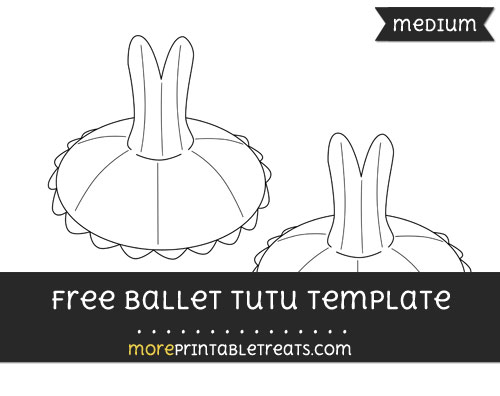 Free Ballet Tutu Template - Medium