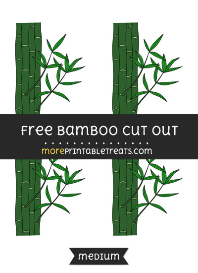Free Bamboo Cut Out - Small Size Printable