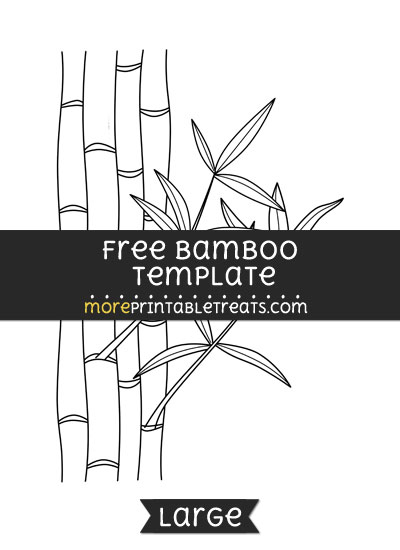 Free Bamboo Template - Large