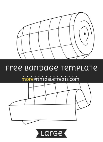 Free Bandage Template - Large
