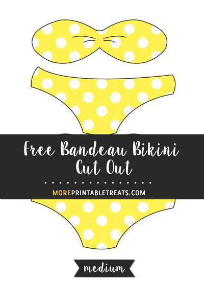 Free Bandeau Bikini Cut Out - Medium